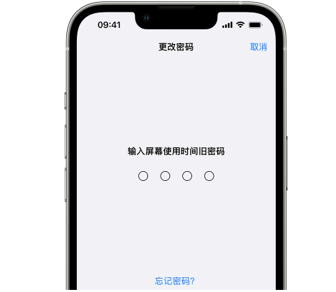 天峨iPhone屏幕维修分享iPhone屏幕使用时间密码忘记了怎么办 