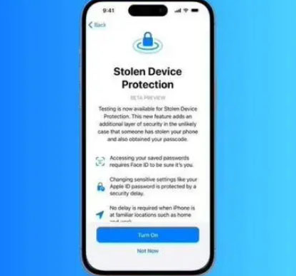 天峨苹果授权维修店分享被盗设备保护功能开启方法