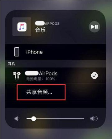 天峨苹果14音频维修点分享iPhone14音频共享设置方法 