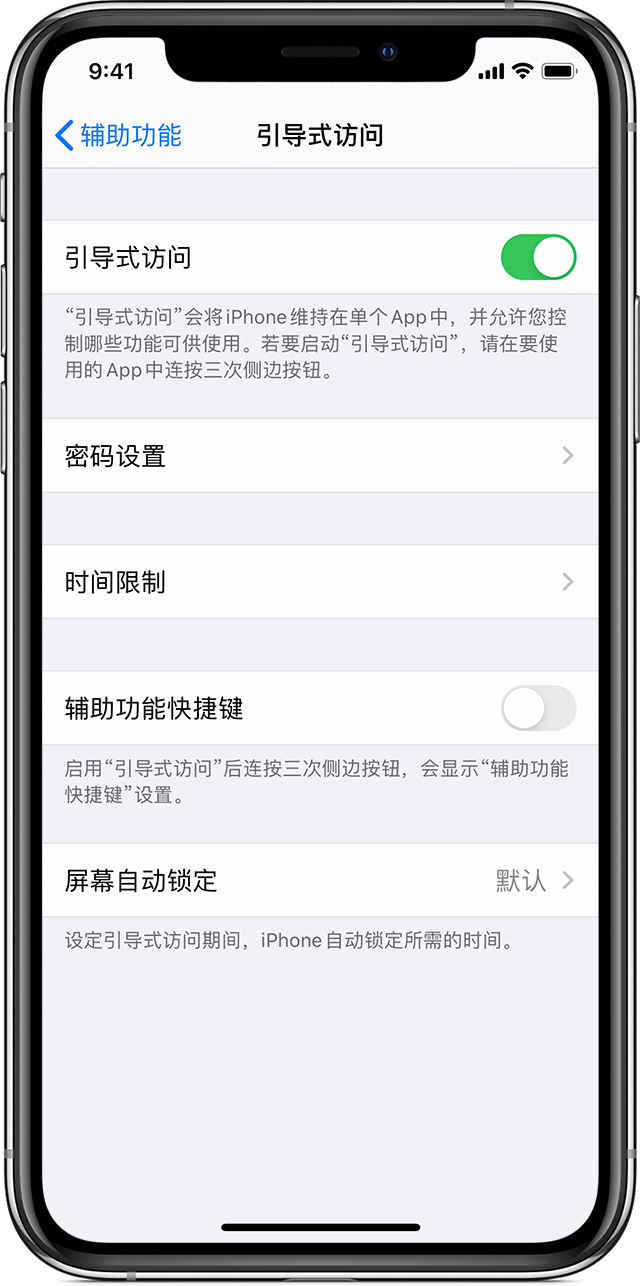 天峨苹果手机维修分享如何在 iPhone 上退出引导式访问 