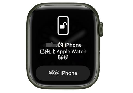 天峨苹果手机维修分享用 AppleWatch 解锁配备面容 ID 的 iPhone方法 